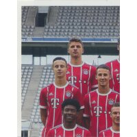 BAM1718 - Sticker 2 - Mannschaftsbild - Panini FC Bayern...