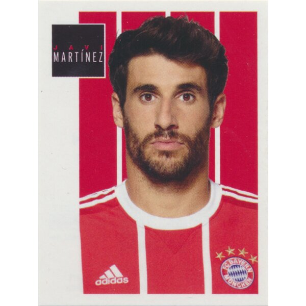 BAM1718 - Sticker 47 - Javi Martinez - Panini FC Bayern München 2017/18