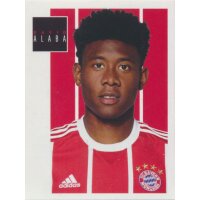 BAM1718 - Sticker 80 - David Alaba - Panini FC Bayern...