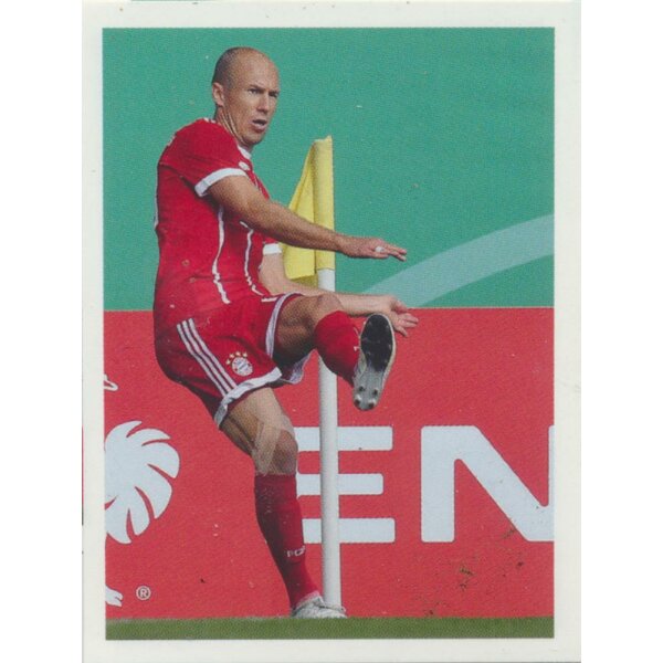 BAM1718 - Sticker 102 - Arjen Robben - Panini FC Bayern München 2017/18