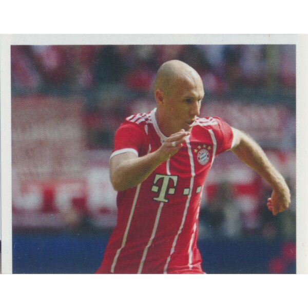 BAM1718 - Sticker 105 - Arjen Robben - Panini FC Bayern München 2017/18