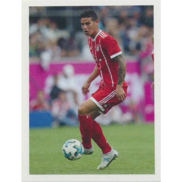 BAM1718 - Sticker 110 - James Rodriguez - Panini FC Bayern München 2017/18