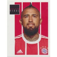 BAM1718 - Sticker 119 - Arturo Vidal - Panini FC Bayern...