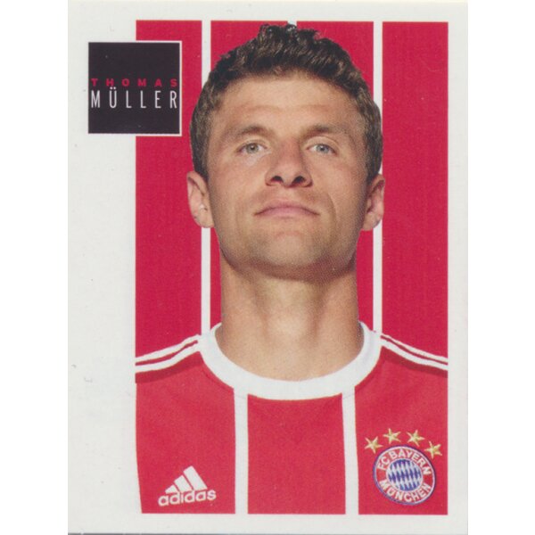 BAM1718 - Sticker 155 - Thomas Müller - Panini FC Bayern München 2017/18