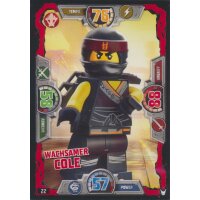 022 - Wachsamer Cole - Helden Karte - LEGO Ninjago Serie 3