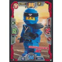 034 - Entschlossener Jay - Helden Karte - LEGO Ninjago...