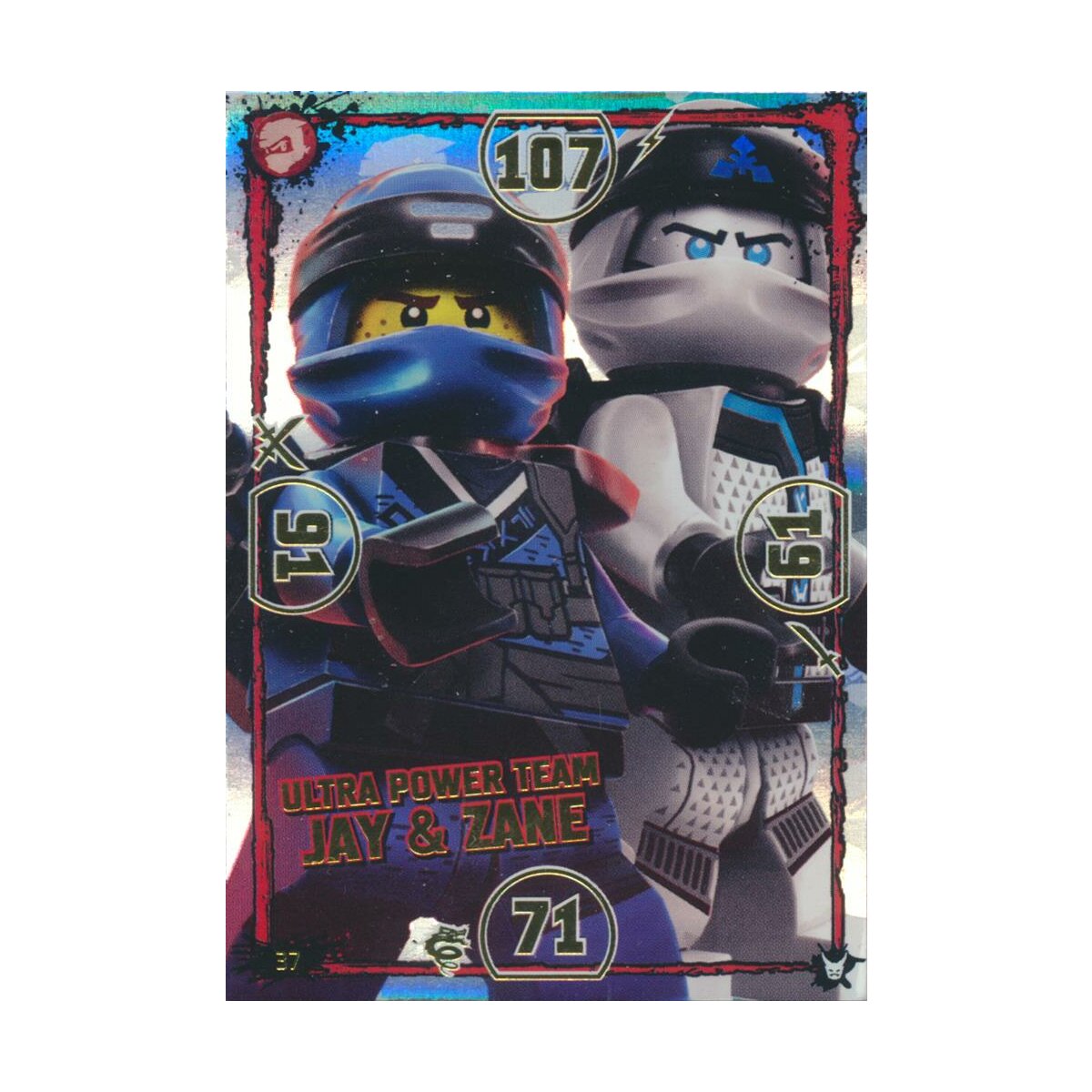 037 - Ultra Power Team Jay & Zane - Helden Karte - LEGO Ninjago Serie