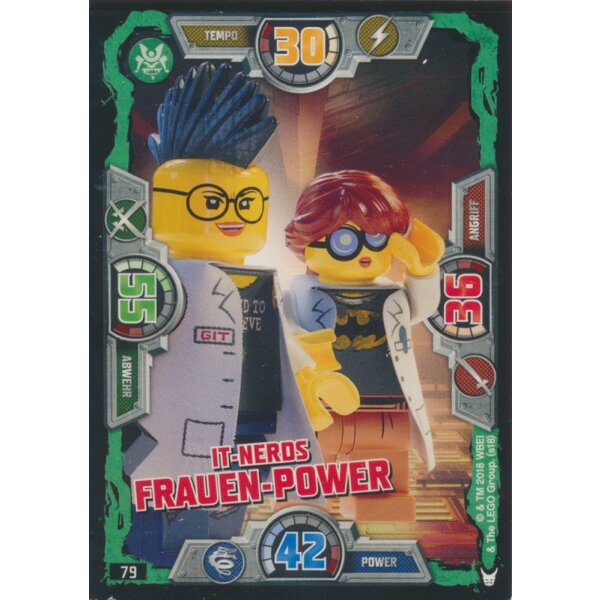 079 - IT-Nerds Frauen-Power - Schurken Karte - LEGO Ninjago Serie 3