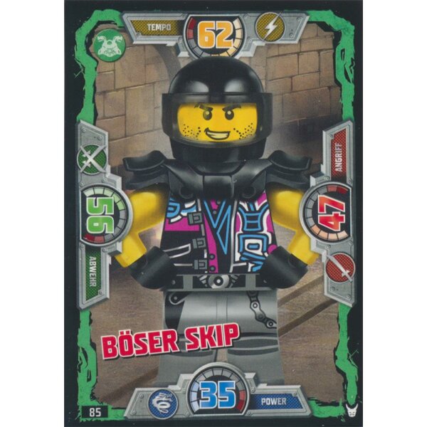 085 - Böser Skip - Schurken Karte - LEGO Ninjago Serie 3