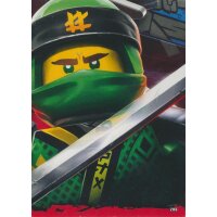 206 - Garmadon vs Ninja - Puzzlekarten Karte - LEGO...