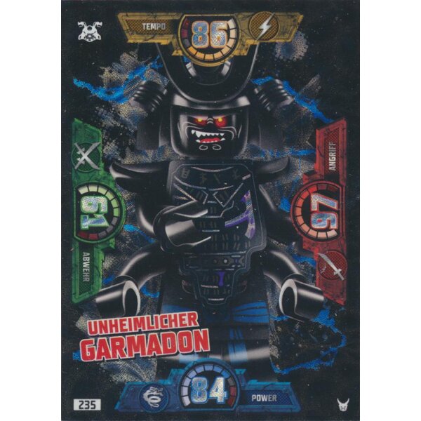 235 - Unheimlicher Garmadon - Garmadons Motorrad-Gang Karte - LEGO Ninjago Serie 3