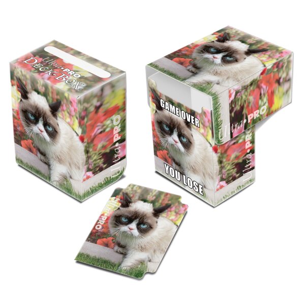 Grumpy Cat Flowers Deck Box