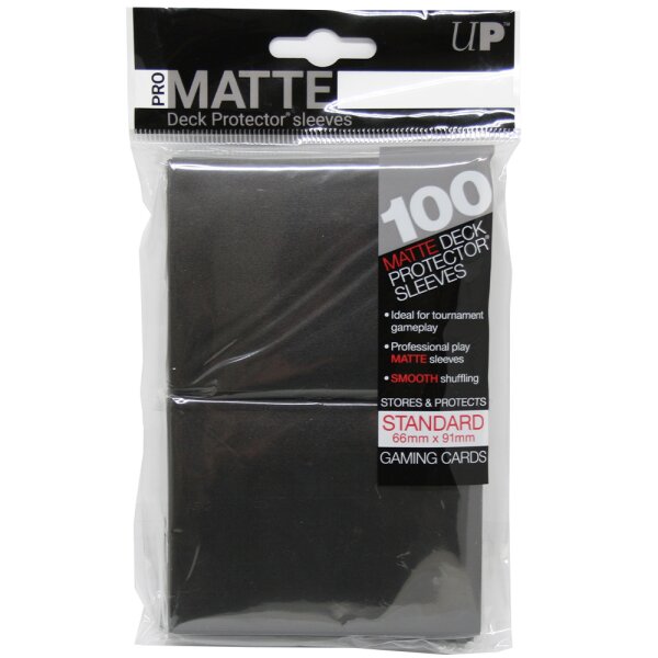 Schwarze/Black Pro-Matte Sleeves (100) - Ultra Pro