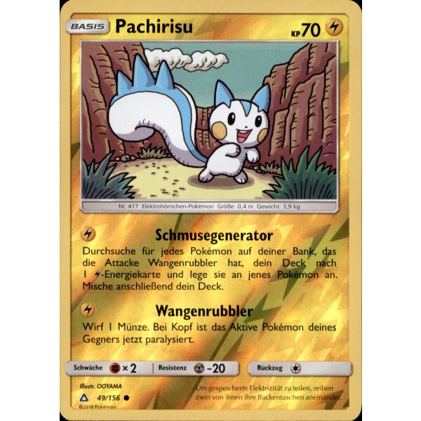 49/156 Pachirisu - Reverse Holo - Ultra-Prisma