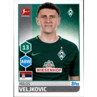 TOPPS Bundesliga 2017/2018 - Sticker 39 - Milos Veljkovic