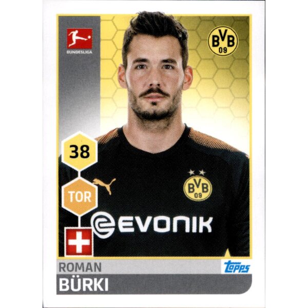 TOPPS Bundesliga 2017/2018 - Sticker 49 - Roman Bürki