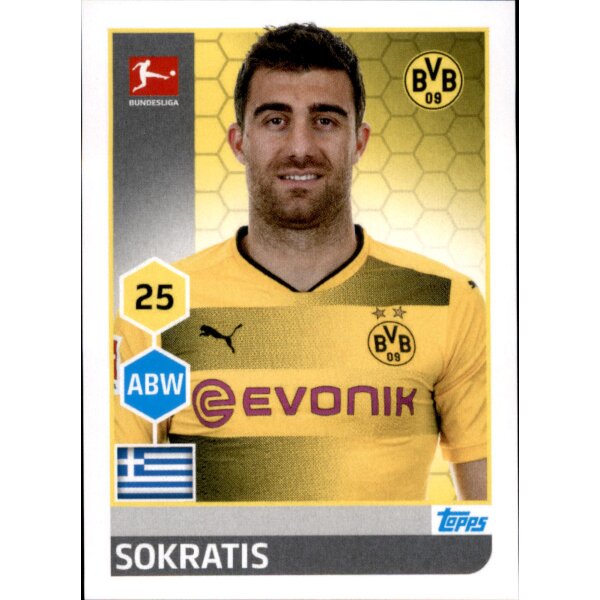 TOPPS Bundesliga 2017/2018 - Sticker 51 - Sokratis