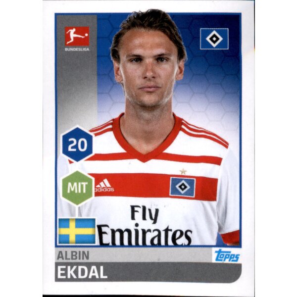 TOPPS Bundesliga 2017/2018 - Sticker 101 - Albin Ekdal