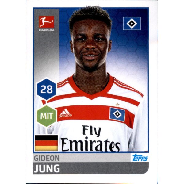 TOPPS Bundesliga 2017/2018 - Sticker 102 - Gideon Jung