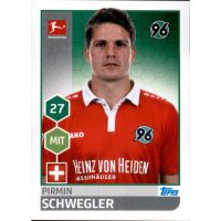 TOPPS Bundesliga 2017/2018 - Sticker 118 - Pirmin Schwegler