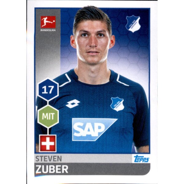 TOPPS Bundesliga 2017/2018 - Sticker 132 - Steven Zuber