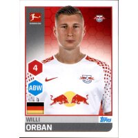 TOPPS Bundesliga 2017/2018 - Sticker 158 - Willi Orban