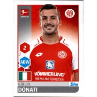 TOPPS Bundesliga 2017/2018 - Sticker 185 - Giulio Donati