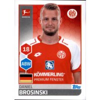 TOPPS Bundesliga 2017/2018 - Sticker 189 - Daniel Brosinski