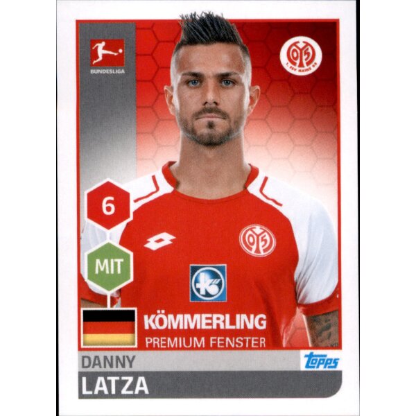 TOPPS Bundesliga 2017/2018 - Sticker 191 - Danny Latza