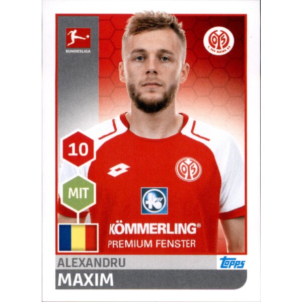 TOPPS Bundesliga 2017/2018 - Sticker 195 - Alexandru Maxim