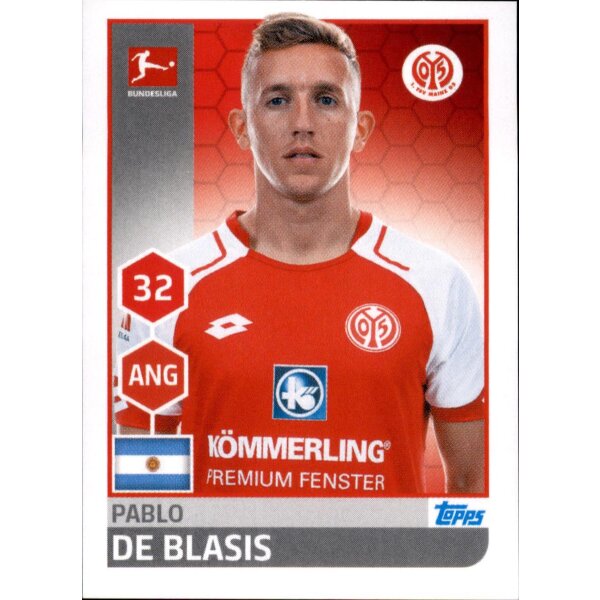 TOPPS Bundesliga 2017/2018 - Sticker 197 - Pablo De Blasis