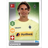 TOPPS Bundesliga 2017/2018 - Sticker 199 - Yann Sommer