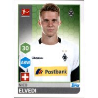 TOPPS Bundesliga 2017/2018 - Sticker 203 - Nico Elvedi