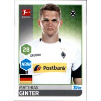 TOPPS Bundesliga 2017/2018 - Sticker 204 - Matthias Ginter