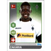 TOPPS Bundesliga 2017/2018 - Sticker 206 - Denis Zakaria