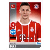 TOPPS Bundesliga 2017/2018 - Sticker 215 - Niklas Süle