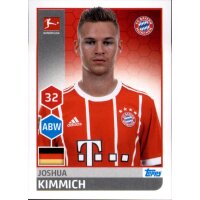 TOPPS Bundesliga 2017/2018 - Sticker 220 - Joshua Kimmich