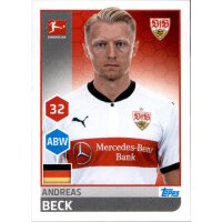 TOPPS Bundesliga 2017/2018 - Sticker 246 - Andreas Beck