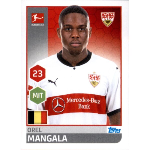 TOPPS Bundesliga 2017/2018 - Sticker 252 - Orel Mangala