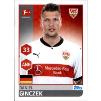 TOPPS Bundesliga 2017/2018 - Sticker 258 - Daniel Ginczek