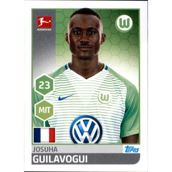 TOPPS Bundesliga 2017/2018 - Sticker 267 - Joshua Guilavogui