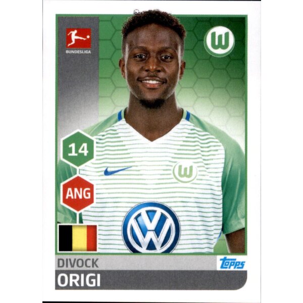 TOPPS Bundesliga 2017/2018 - Sticker 272 - Divock Origi