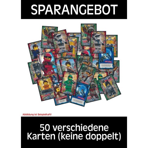 LEGO Ninjago Trading Cards -SERIE 3- 50 verschiedene Base Karten - Deutsch