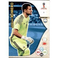 Panini WM Russia 2018 -  Nr. 1 - Sergio Romero - Team Mate