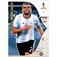 Panini WM Russia 2018 -  Nr. 5 - Gabriel Mercado - Team Mate