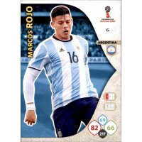 Panini WM Russia 2018 -  Nr. 6 - Marcos Rojo - Team Mate