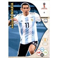 Panini WM Russia 2018 -  Nr. 8 - Angel Di Maria - Team Mate