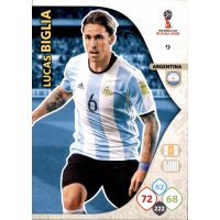 Panini WM Russia 2018 -  Nr. 9 - Lucas Biglia - Team Mate