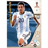 Panini WM Russia 2018 -  Nr. 12 - Nicolas Gaitan - Team Mate