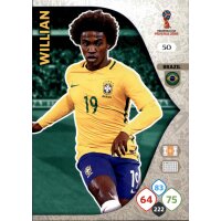 Panini WM Russia 2018 -  Nr. 50 - Willian - Team Mate